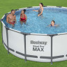 Каркасный бассейн BESTWAY STEEL PRO MAX 366х100см, 9150л + фильтр-насос 2006 л/ч 56260 BW